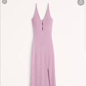 NWT Elevated Knit Keyhole Midi Dress
